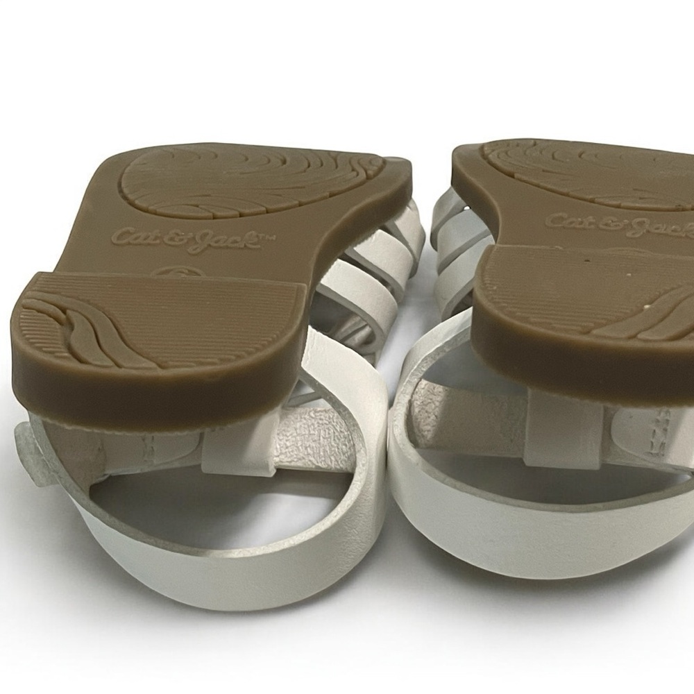 Cat & Jack White Toddler Girl Sandals - Picture 8 of 9